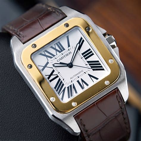 santos de cartier watch price|cartier santos 100 price uk.